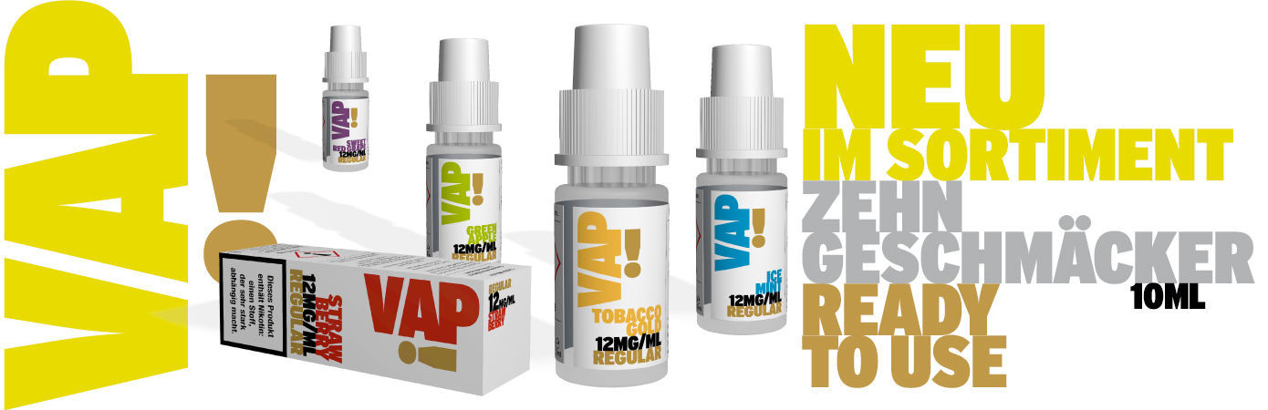 VAP! Liquids Startseiten Banner